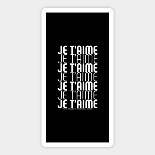 Je t'aime français i love you Sticker